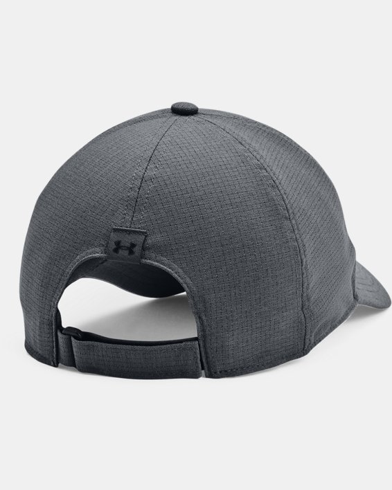 Men's UA Iso-Chill ArmourVent™ Adjustable Hat, Gray, pdpMainDesktop image number 1